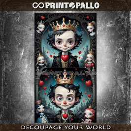 Alice in het Wonderland: de koning van de harten Tissuepapier