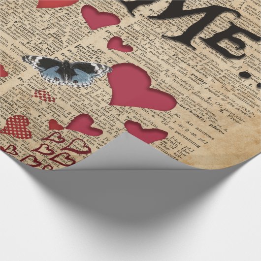 Alice in het Wonderland eet me Muffin Cadeaupapier (Hoek)