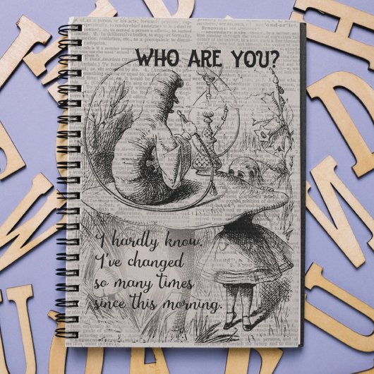 Alice in het Wonderland en de Catterpijler Notitieboek