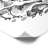 Alice in het Wonderland House of Kaarten Poster (Hoek)