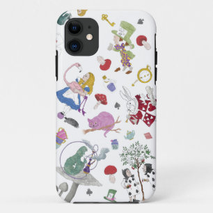 Alice in het Wonderland met de hand heeft een mobi Case-Mate iPhone Case