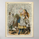 Alice in het wonderland poster (Voorkant)