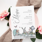 Alice in het Wonderland Tea Party Menu