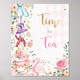 Alice in het Wonderland: Verjaardagdecor Tea Time  Poster