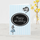 Alice in Kaart van de Verjaardag van de Streep van (Gele Bloem)