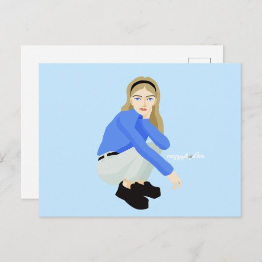 Alice in Modernland Briefkaart (Voorkant / Achterkant)