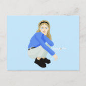 Alice in Modernland Briefkaart (Voorkant)