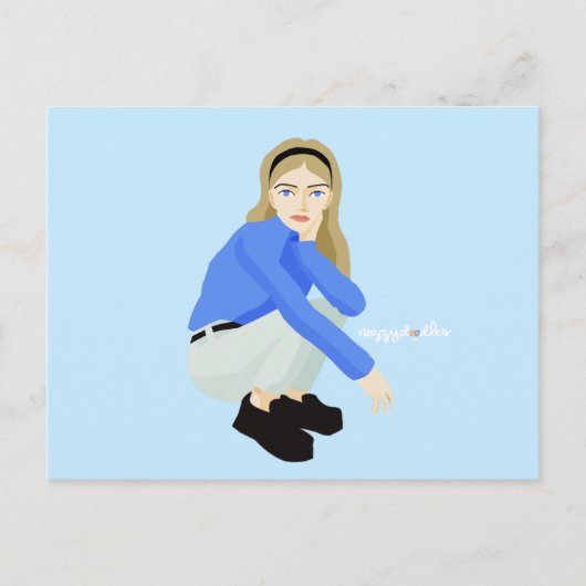 Alice in Modernland Briefkaart (Voorkant)