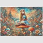 Alice In Mushroom Wonderland  Dreamscape Decoupage Tissuepapier (Voorkant)