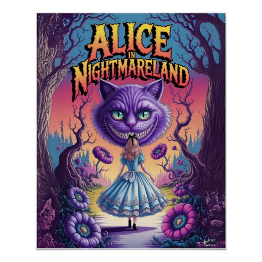 Alice in Nightmareland-Dark Fantasy Poster (Voorkant)