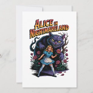 Alice in Nightmareland – Donkere Cartoon Kaart