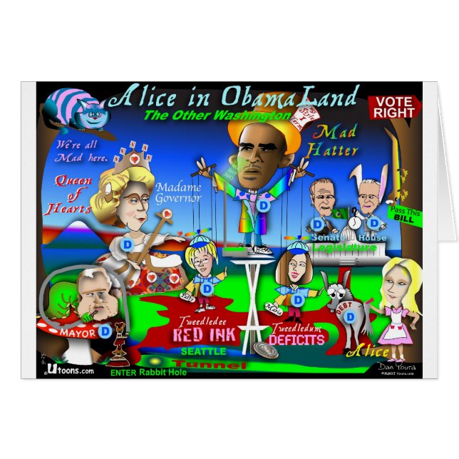 Alice in ObamaLand (Voorkant Horizontaal)