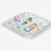 Alice in One-derland | Eerste verjaardag Papieren Bordje (Gebogen)