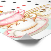 Alice in Onederland, 1 jarig welkomstbord Poster (Hoek)