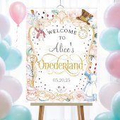 Alice in Onederland, 1 jarig welkomstbord Poster
