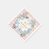 Alice in ONEderland 1e verjaardag grillig Servet (Hoek)