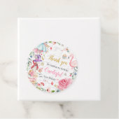 Alice in Onederland 1e verjaardag Mad Tea Party Bedankjes Labels (In situ)