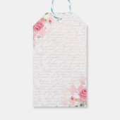 Alice in Onederland 1e verjaardag Mad Tea Party Cadeaulabel (Achterkant)