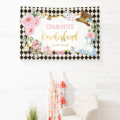 Alice in Onederland 1st Birthday Tea Party Spandoek (Insitu)