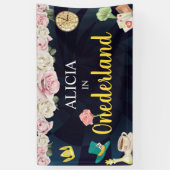 Alice in Onederland - Banner van de geboorte - Gir (Verticaal)