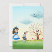 Alice in ONEderland Birthday Whimsical Tea Party Kaart