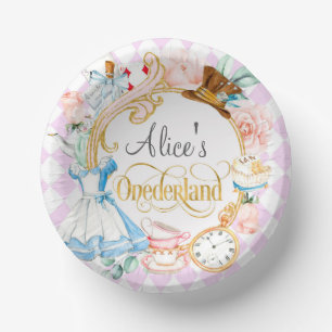 Alice in Onederland: de gekke-hatter-theefeestdag Papieren Kommen