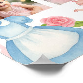 Alice in Onederland Eerste Verjaardag Foto Milesto Poster (Hoek)