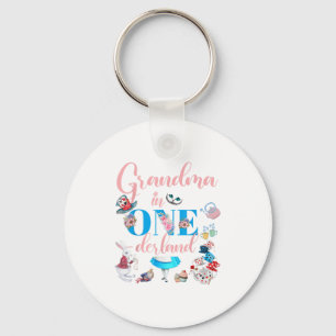 Alice in Onederland Familie Oma van de Verjaardag Sleutelhanger