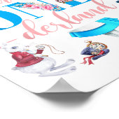 Alice in Onederland neef van de verjaardag Poster (Hoek)