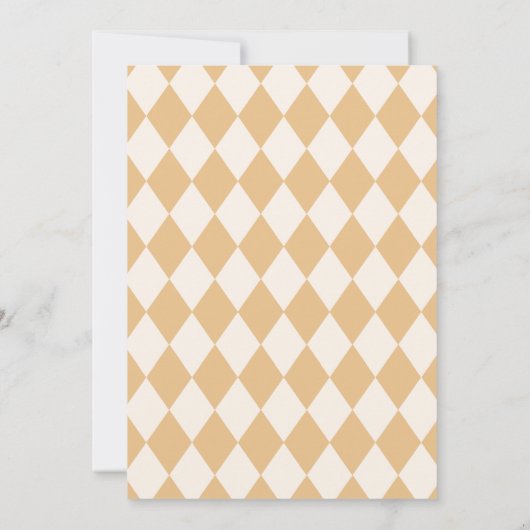 Alice in Onederland Tea Party uitnodiging (Achterkant)