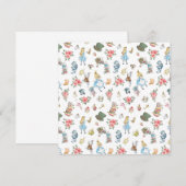 Alice in Onederland Thmed Birthday Party Napkins Kaart (Voorkant / Achterkant)