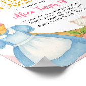 Alice in Onederland Verjaardagsfeestje Time Capsul Poster (Hoek)