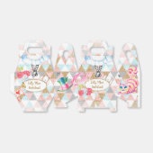 Alice in Onederland Verjaardagsgunst Box Bedankdoosjes (Uitgevouwen)