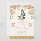 Alice in OneDerland verjaardagsuitnodiging Kaart (Voorkant)