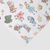 Alice in Onederland - Veronderd weefselpapier Tissuepapier (Detail)