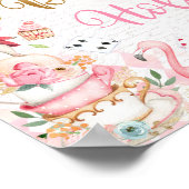 Alice in Onederland Wonderland Birthday Party Poster (Hoek)