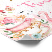 Alice in Onederland Wonderland Treat Favor Sign Poster (Hoek)