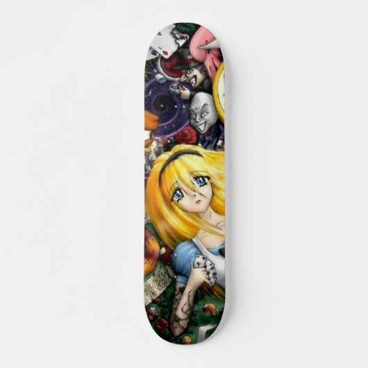Alice in Skateland 2 Persoonlijk Skateboard (Voorkant)