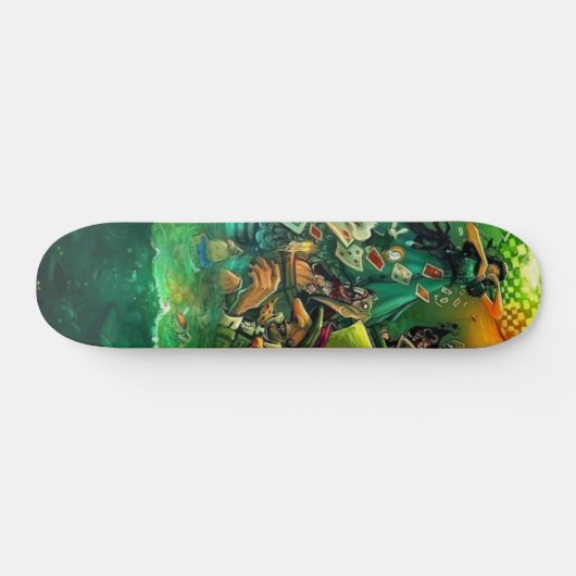 Alice in Skateland Skateboard (Horizontaal)
