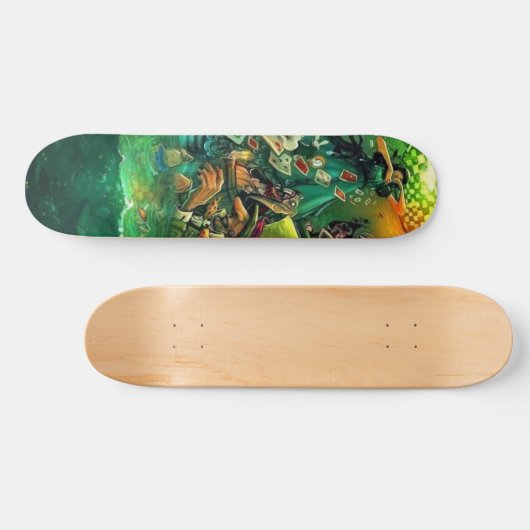 Alice in Skateland Skateboard (Horizontaal)