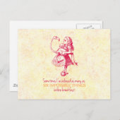 Alice in Sprookjesland Briefkaart (Voorkant / Achterkant)