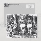 Alice in Sprookjesland Briefkaart (Voorkant / Achterkant)