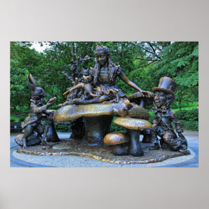 Alice in Sprookjesland - Central Park NYC Poster
