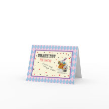 Alice in Sprookjesland - dank u kaarden