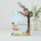 Alice in Sprookjesland dankt u Briefkaarten (Staand voorkant)