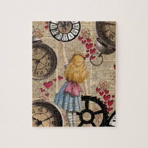 Alice in Sprookjesland die op tijd reizen Legpuzzel