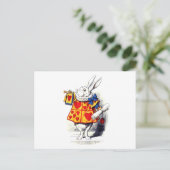 Alice in Sprookjesland het Witte Konijn door Briefkaart (Staand voorkant)