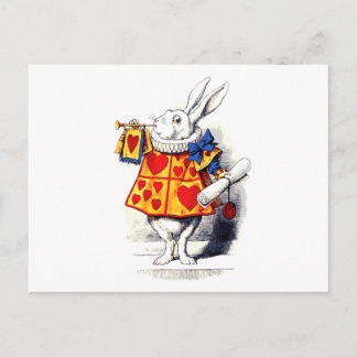 Alice in Sprookjesland het Witte Konijn door Briefkaart