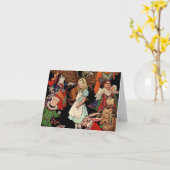 Alice in Sprookjesland met de Illustratie van Kaart (Gele Bloem)