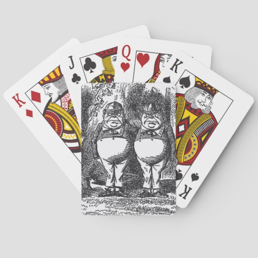 Alice in Sprookjesland Pokerkaarten (Achterkant)